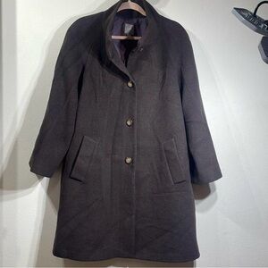 J. Jill Dark Brown Pea Coat